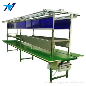 Coffee machine assembly conveyor